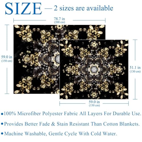 Couverture polaire microfibre de qualité supérieure pour lit et sofa - 4