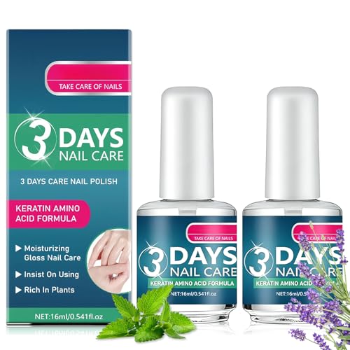 3 Days Nail Care for Dry Weak Fragile Nails Strengthening & Hydrating