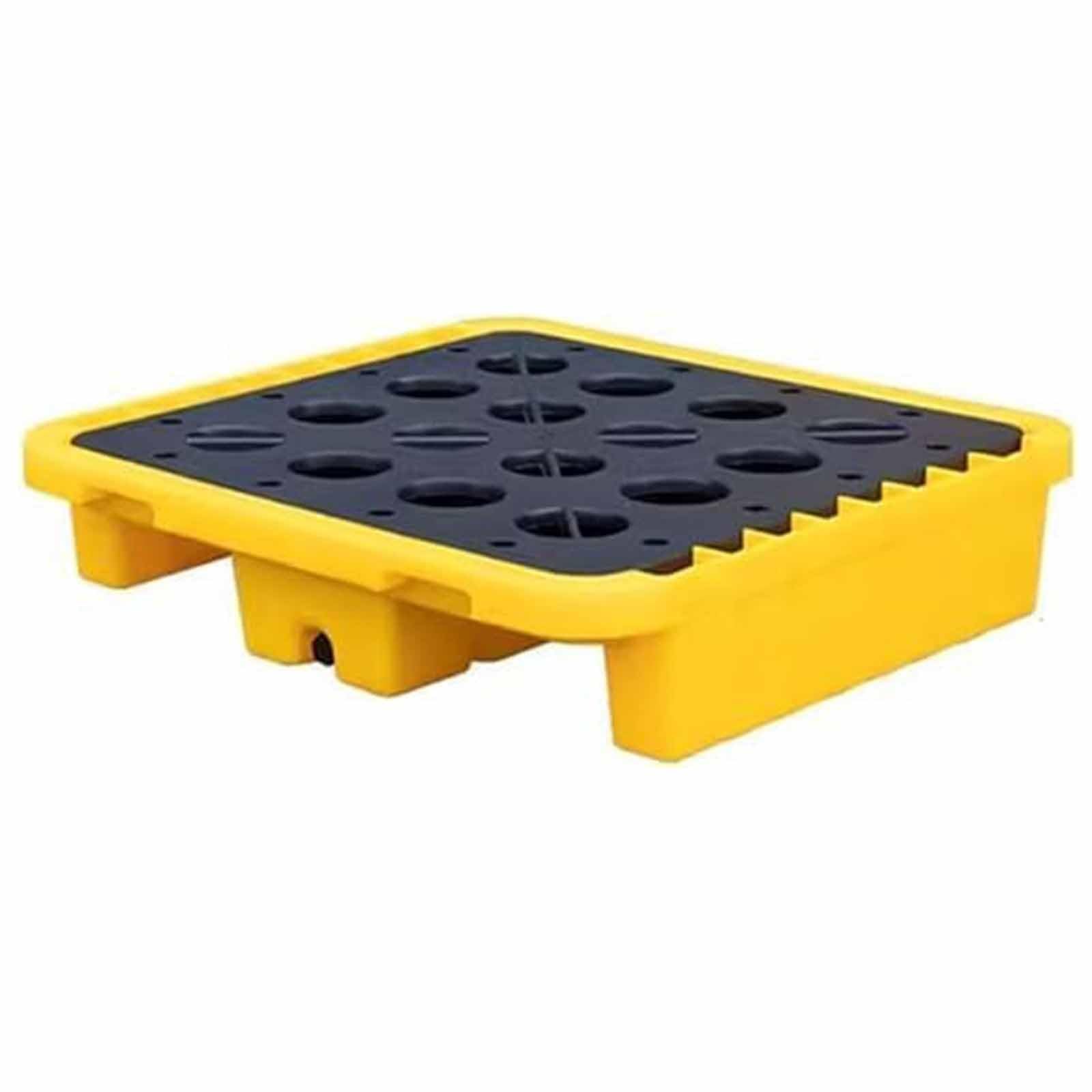 JKJZSALJ Leakproof Containment Spill Pallet For Modular Platforms, 2200 Lbs Capacity Detachable Tray, Shipping Spill Containment Solution,72x72x16cm