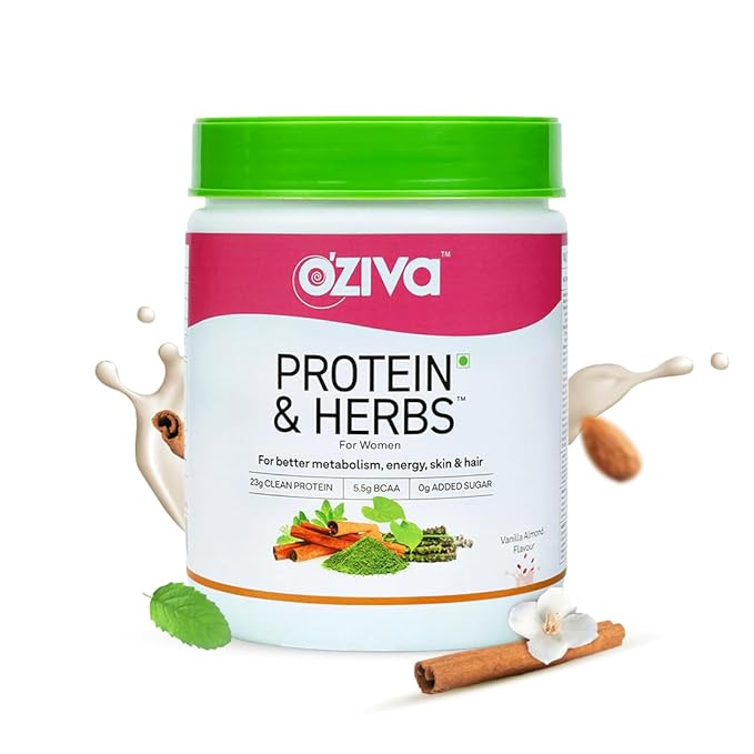 OZiva Protein & Herbs, Women, Vanilla Almond