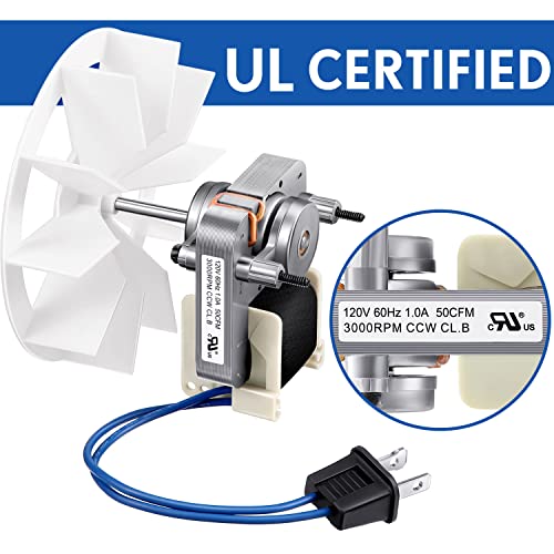 Bathroom Vent Fan Motor And Ceiling Blower Wheel Replacement Electric Motors Kit Compatible With Nutone Broan 50Cfm 120V (2 Pack) #TOP1