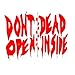 JYIP 14cm*11cm Walking Dead Dont Open Dead Inside Fashion Vinyl Decal Motorcycle Car Sticker S8-1054 Black