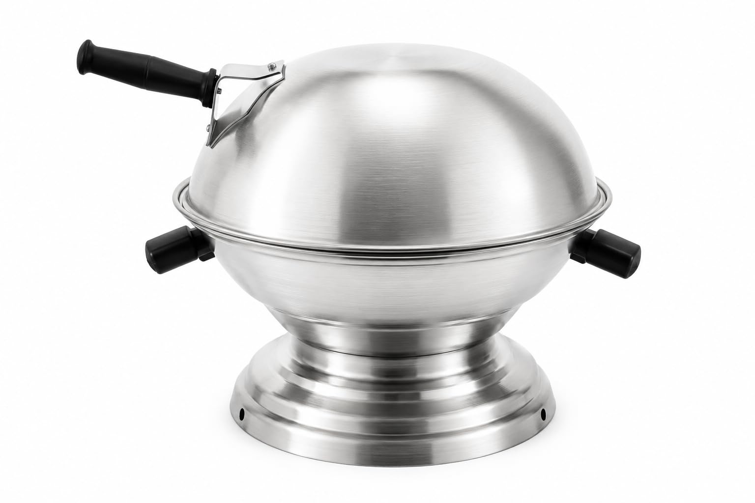 Stainless Steel Gas Tandoor Bati Maker for Gas Stove - Mirror Finish Oven with Viewing Window, Heat Resistant Handles for Bati, Roti, Naan, Pizza and Grilling | Mirror Finish Stainless Steel with Viewing Window-image-41