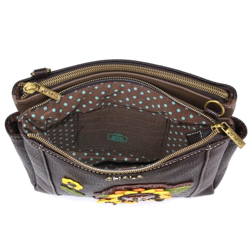 Image of CHALA Merry Messenger RFID Protected Women Faux Leather Shoulder Purse with Adjustable Crossbody Strap | RFID Protected