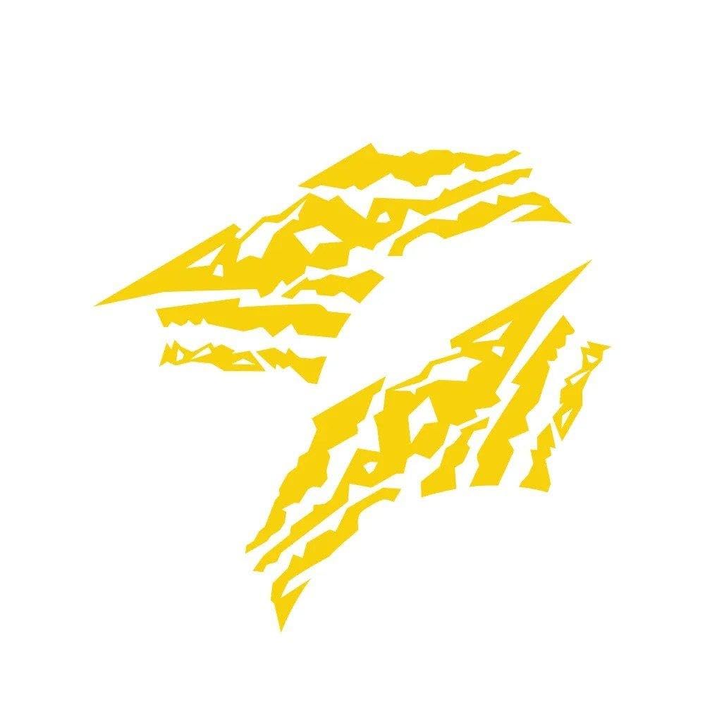 Auto Accessory for Hyundai Santa 2022-2023 Pickup Trunk Decal Graphics Mountains Auto Truck Vinyl Cover(Glossy Yellow)
