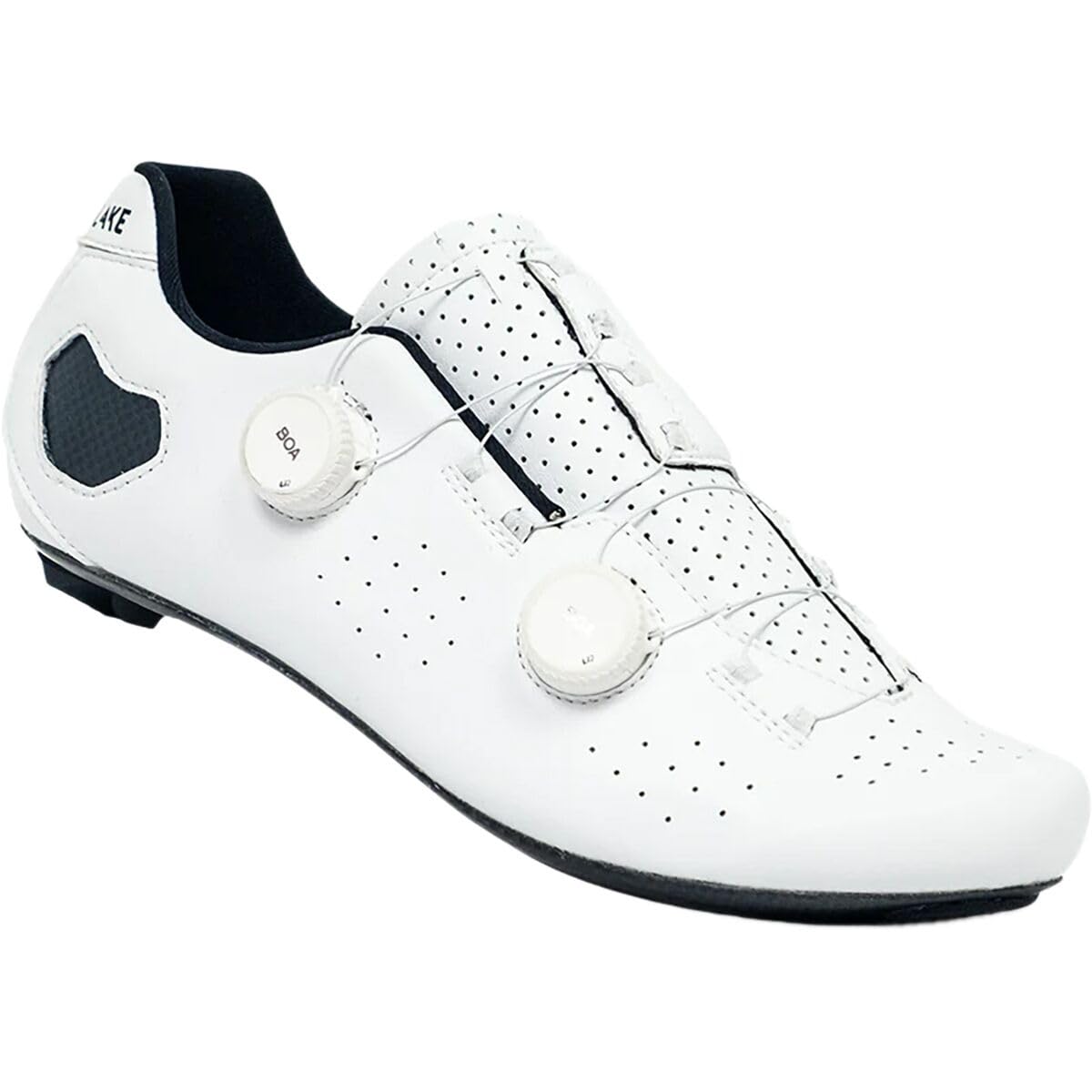 Lake Cx333 Regular Cycling Shoe - Men's White/White Clarino, 41.0