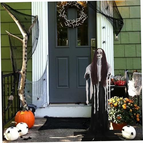 Mariée squelette Halloween interactive pour animer un décor fixe - 4