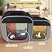 Tailtastic Large Cat Playpen with Separate Areas,Outdoo&Indoor Cat Enclosures,Portable Pet Playpen for Indoor Cats,Puppy and Small Animals, Dog Playpen with Carrybag.