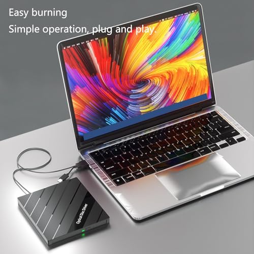 Lectora externa portátil USB con alta velocidad negra miniatura 2