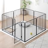 タンスのゲン ペットサークル RENEW 高さ80cm 屋内外兼用 ハイタイプ 組み替え可能 バリアフリー 犬用 83900001(123452)