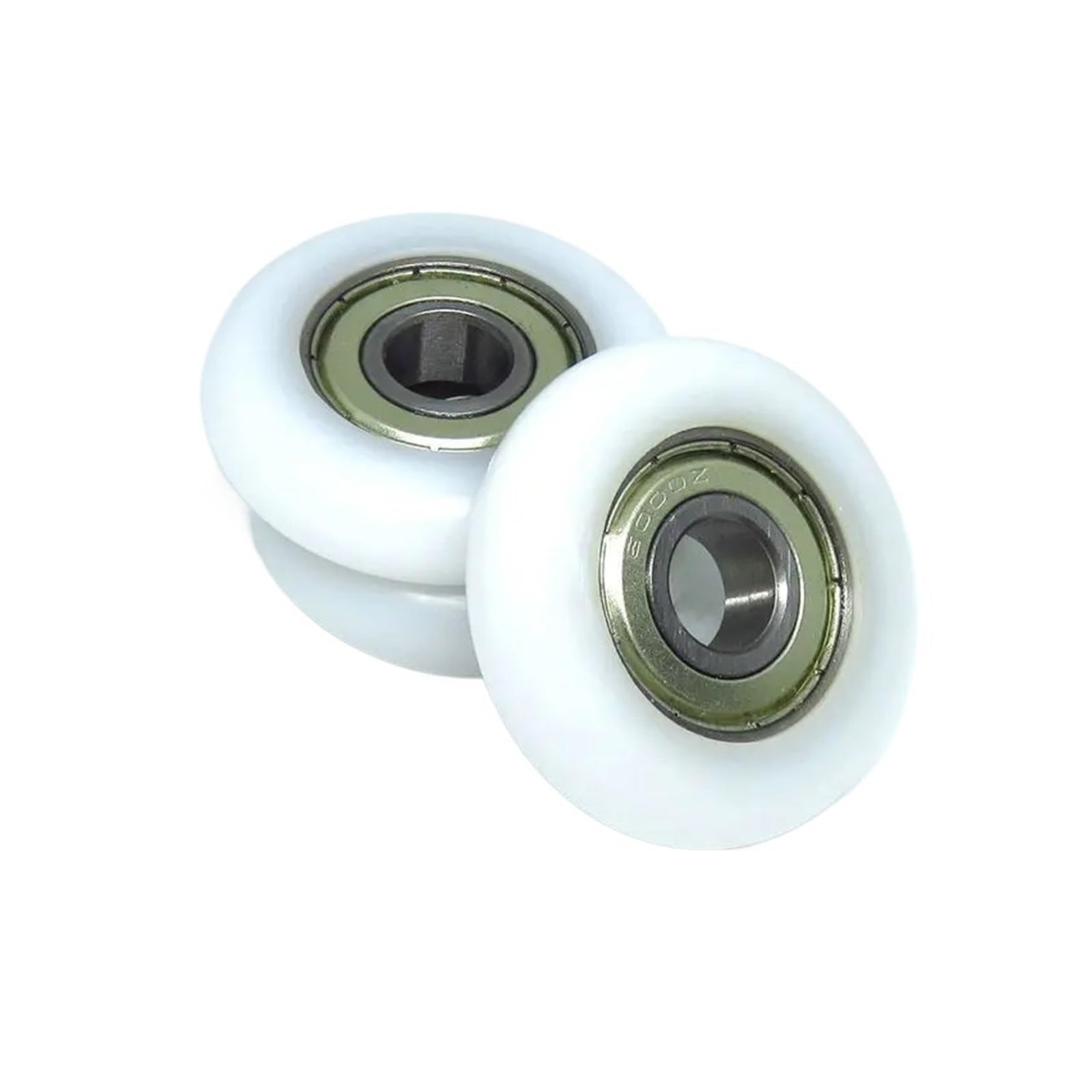 NOBIRTBSA 4 Pieces Outer Diameter 40mm Rowing Machine Wheels 10x40x10mm BSR600040-10 POM Rowing Machine seat Roller Plastic Bearing Pulley