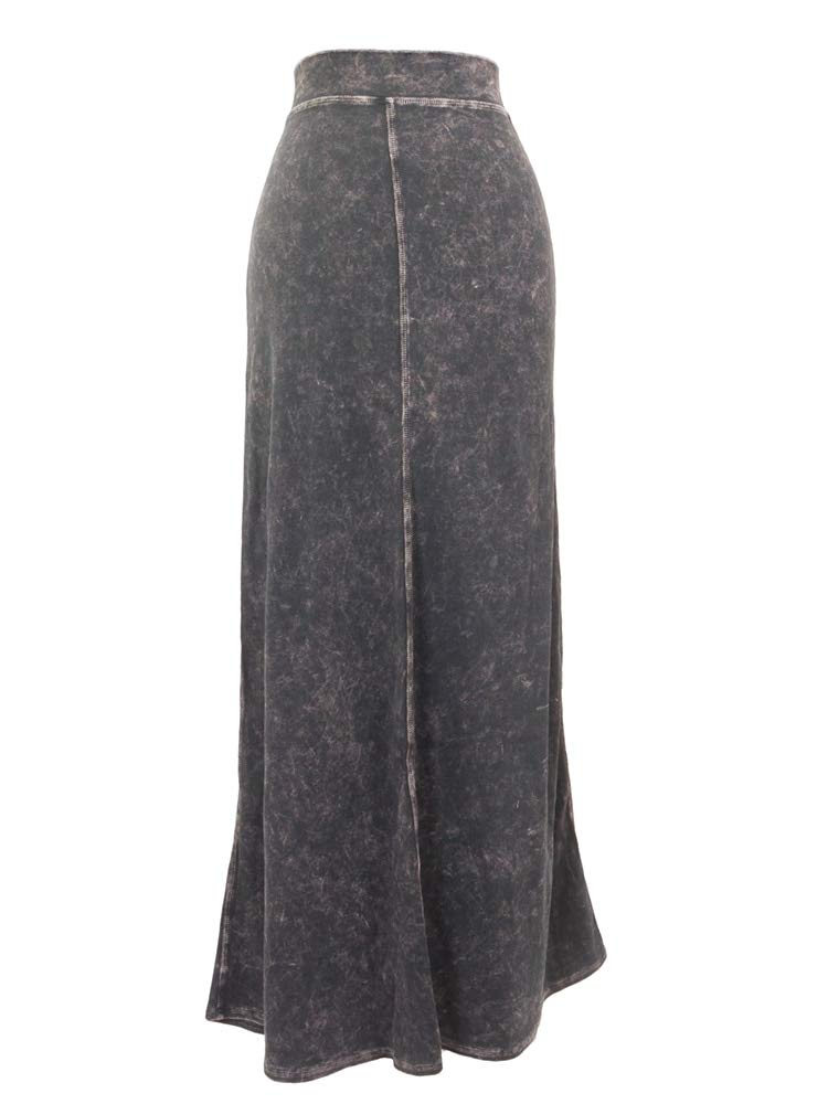 Forever Flat Waist Floor Length Sweep Skirt, Style B-143