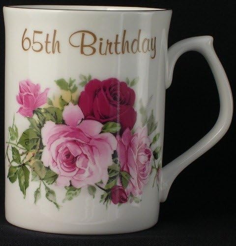 65th birthday gift Mug in Bone china