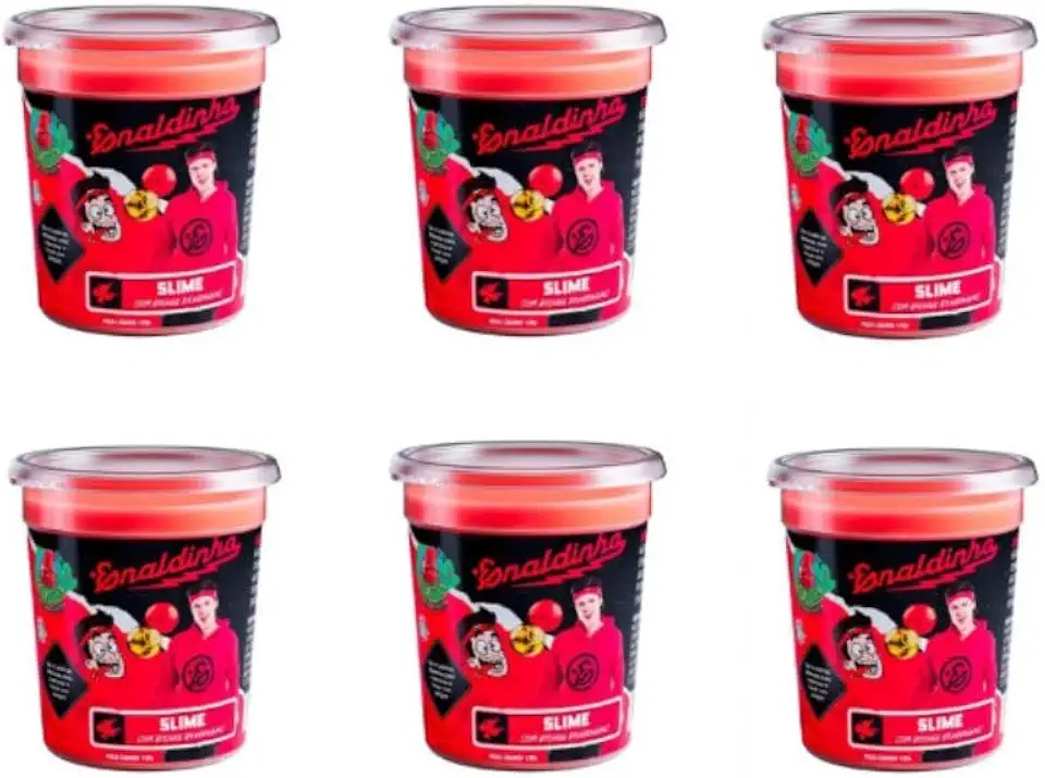 Lojas Q2 Enaldinho Kit 6 Slimes Gelastica Com Bolinha Surpresa
