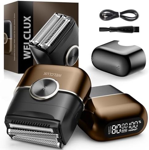 Electric Foil Shavers for Men: Upgraded Mini Electric Razor for B...