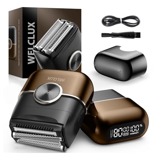 Electric Foil Shaver with 4 Floating Blades