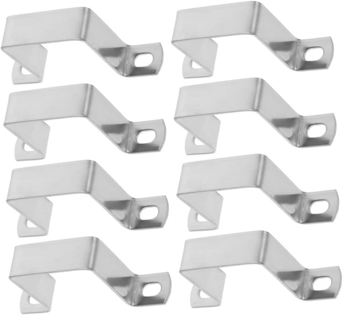 POPETPOP 24pcs Pipe Clamp Bracket Shaped Support for Use Resists Thermal Expansion and for Mounting