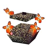 Genérico Butterfly Fly Away Box - Photo Arrangement Container, Elegant Butterfly Money Box with Decorative Lid for Toys Money Flower Birthday New Year Graduation Spring Christmas Wedding