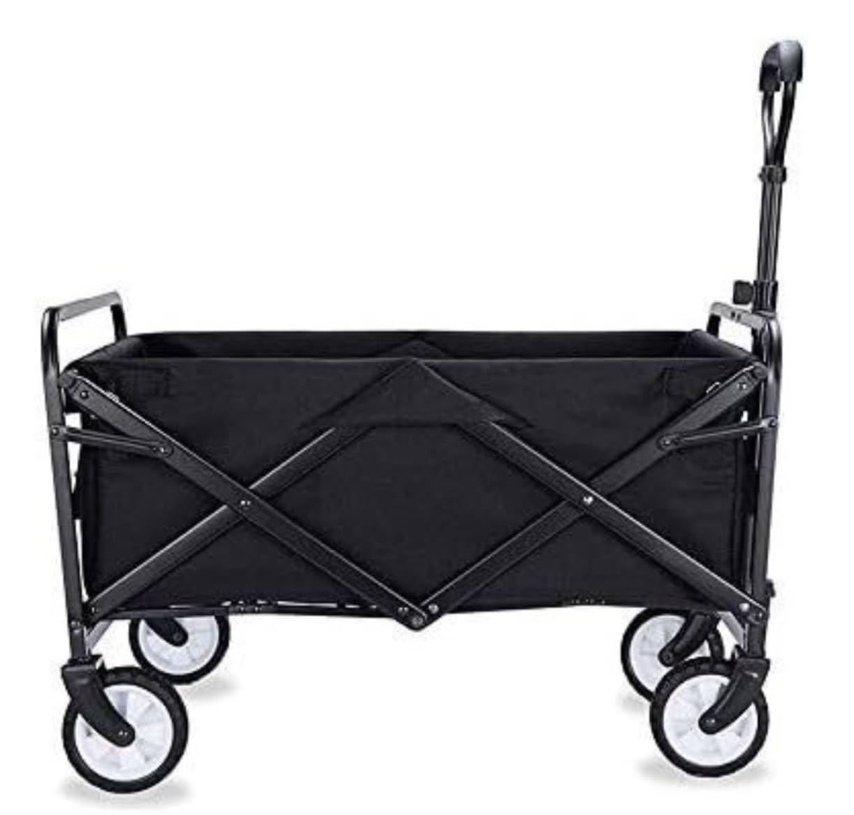 Garden Foldable Cart Folding Wagon Utility Outdoor Garden Trailer Transport Trolley For Camping Shopping Buggy