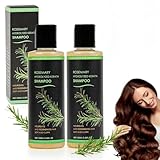 Rosmarin Shampoo für Haarwachstum,Organic Rosemary Hair Growth Shampoo,Natürliches verdickendes und Stärkendes mit hydrolysiertem Keratin Gegen Dünner Werdendes Haar und Haarausfall Unisex
