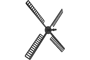 1 Set Dutch Windmill Fan Blades Plastic Wind Mill Leaf Wind Mill Blades