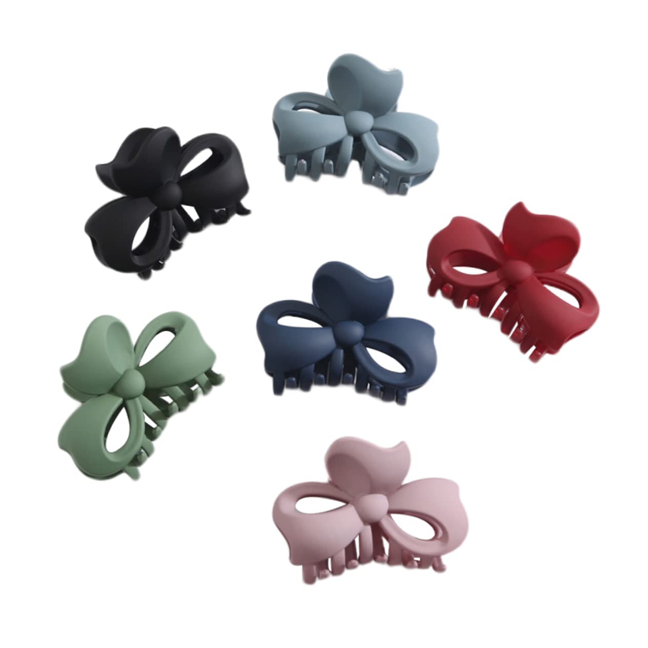 FRCOLOR Lot de 18 barrettes à cheveux pour femmes - Pour filles - Pour carte - Vert clair - Pinces à cheveux - Petites boucles afro - Perruque bleue avec grand clip de bain