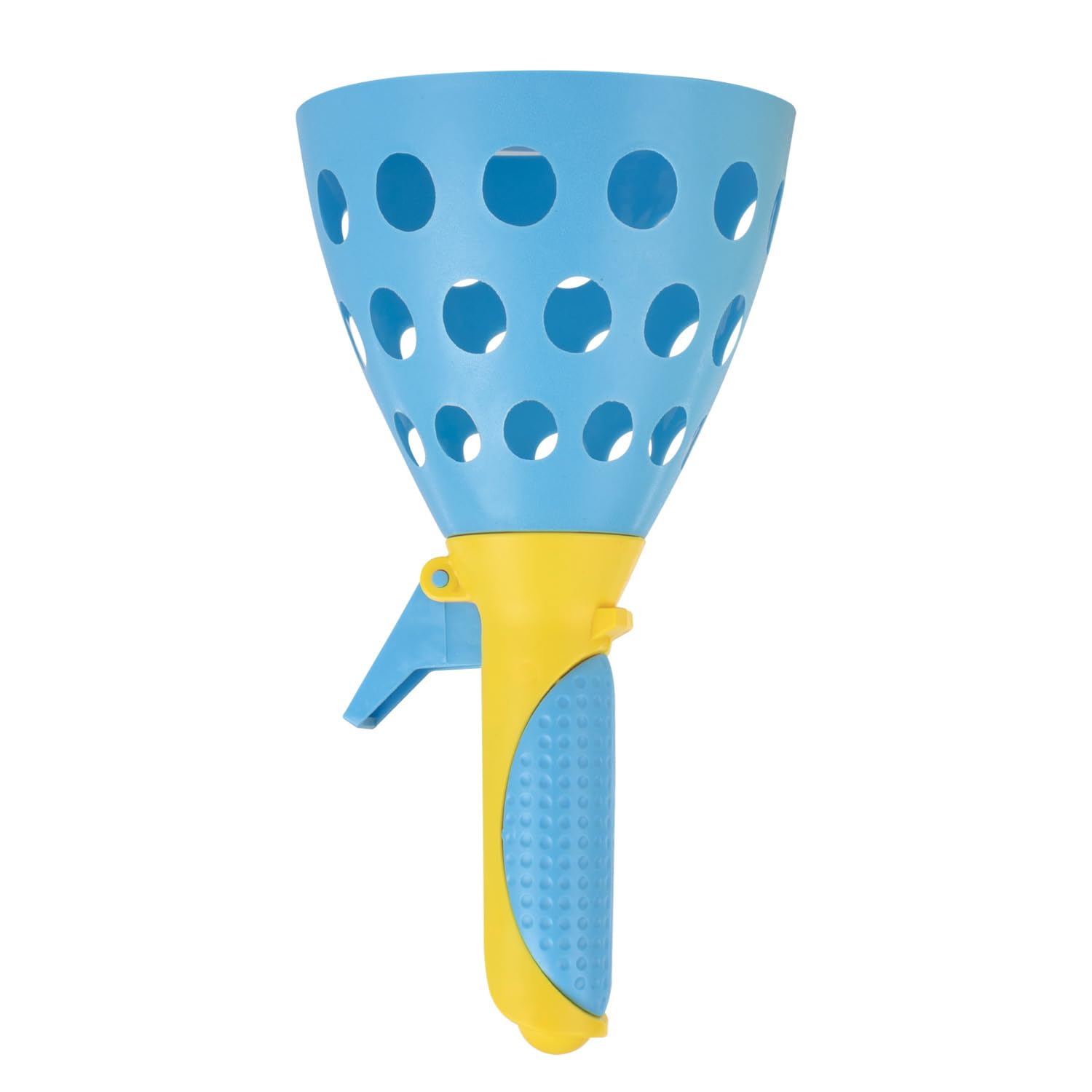 Idena 40251-Gioco XXL con 2 Tazze per la Cattura, incl. 3, Gioco di Palline per Giardino, Parco e Spiaggia, Colore Yellow/Blue, Large, 40251
