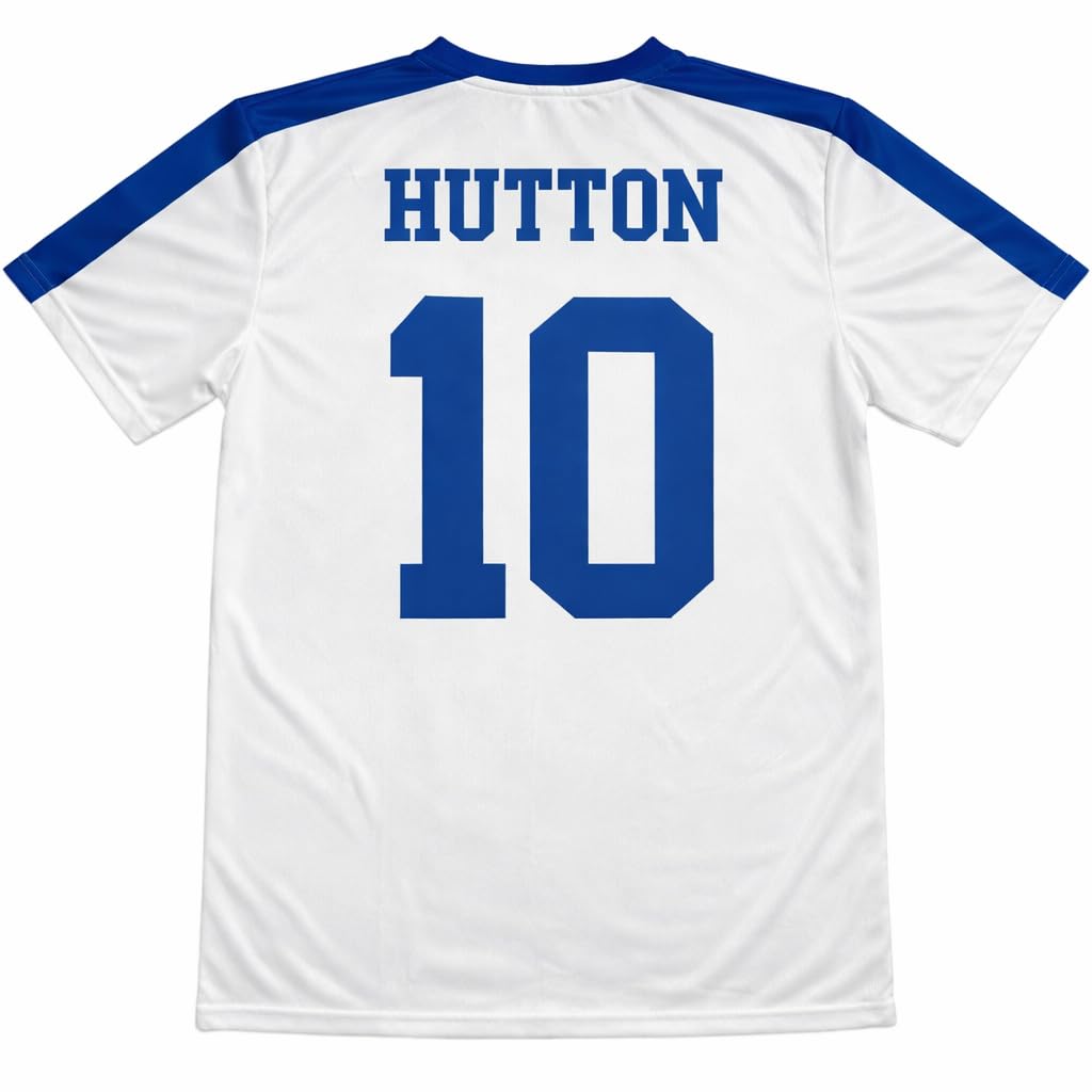 Camiseta y pantalón corto de fútbol New Team, Hutton Captain Oliver, dibujos animados años 80-90. Tejido deportivo ligero y transpirable