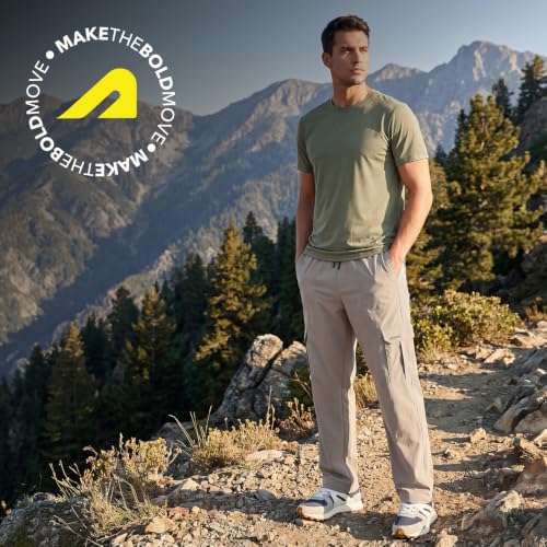 Image of Boldfit Mens Athleisure Cargo Pants for Man Stylish Multi Pockets Cargo Pant Regular Fit Casual Trousers for Men Gym Wear Joggers Track Pant Men Fashion Jeans Man Summer Wear
