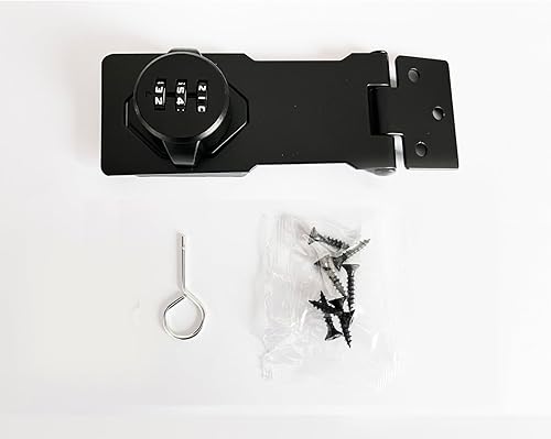 Cerradura de cerrojo de combinación multifuncional, cerradura de combinación para gabinetes, buzones, puertas de granero, puertas florales para