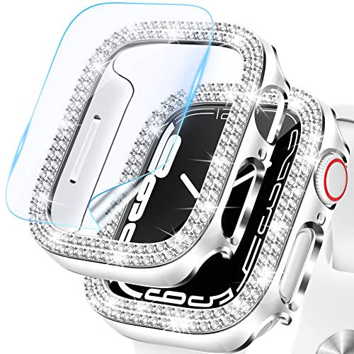 Kamita Diamond Coque pour Apple Watch Series 7 41mm 45mm Cover