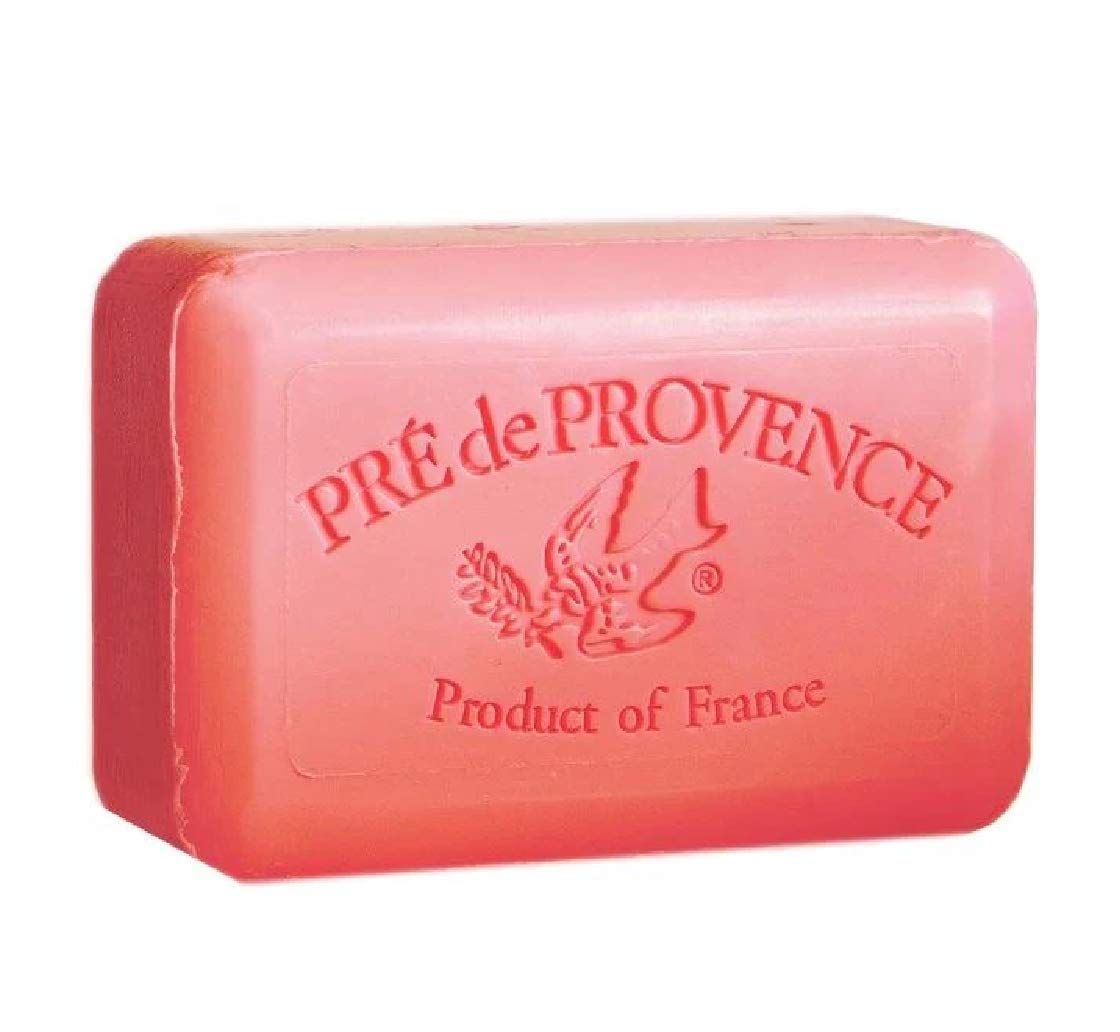 Pre de Provence Artisanal Soap Bar, Enriched with Organic Shea Butter, Natural French Skincare, Quad Milled for Rich Smooth Lather, 8.8 Ounce, Tiger Lily