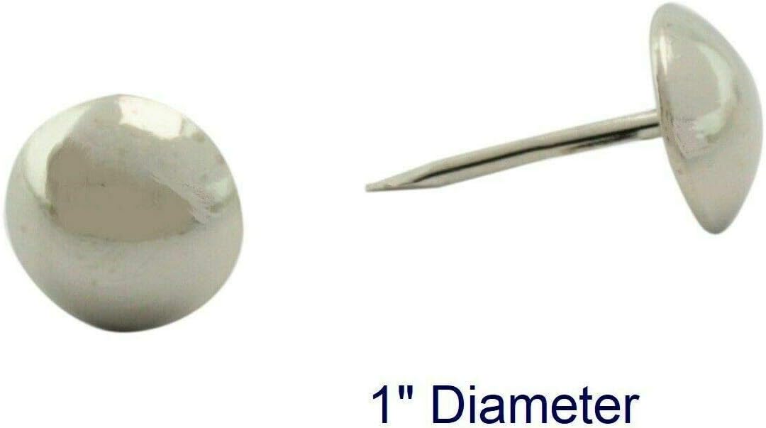 C.S. Osborne 250 Pcs 1" Nickel Plated Nails #6965-NP Decorative Tacks