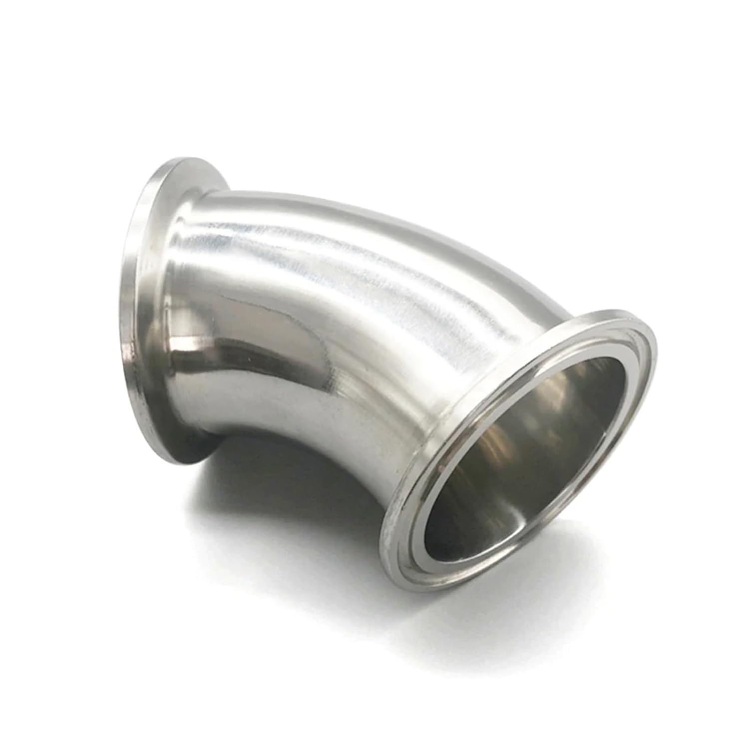 3/4"1"2"4" OD19/25/38/51/108 Ferrule 50.5mm 45° Degree Clamp Elbow Pipe Fitting Stainless Steel SS304 (108mm Ferrule 119) Fittings