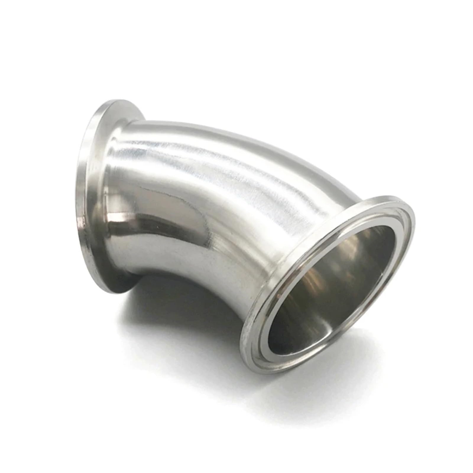 3/4" 1" 2" 4" OD19/25/38/51/108 Ferrule 50.5mm 45° Degree Clamp Elbow Pipe Fitting Stainless Steel SS304 (57mm Ferrule 77.5)