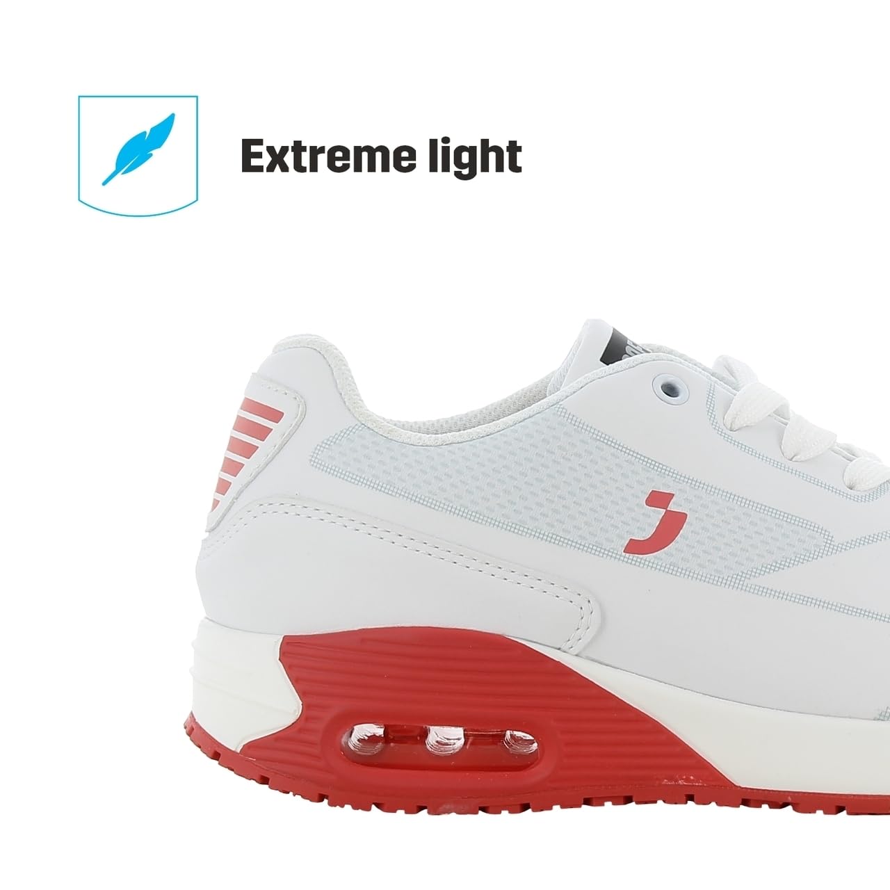 Safety Jogger Work Sneaker Women - Ultra Light Anti Static, Anti Slip Safety Trainer, Ideal for Hospital, Healthcare, Kitchen And Cleaning Staff