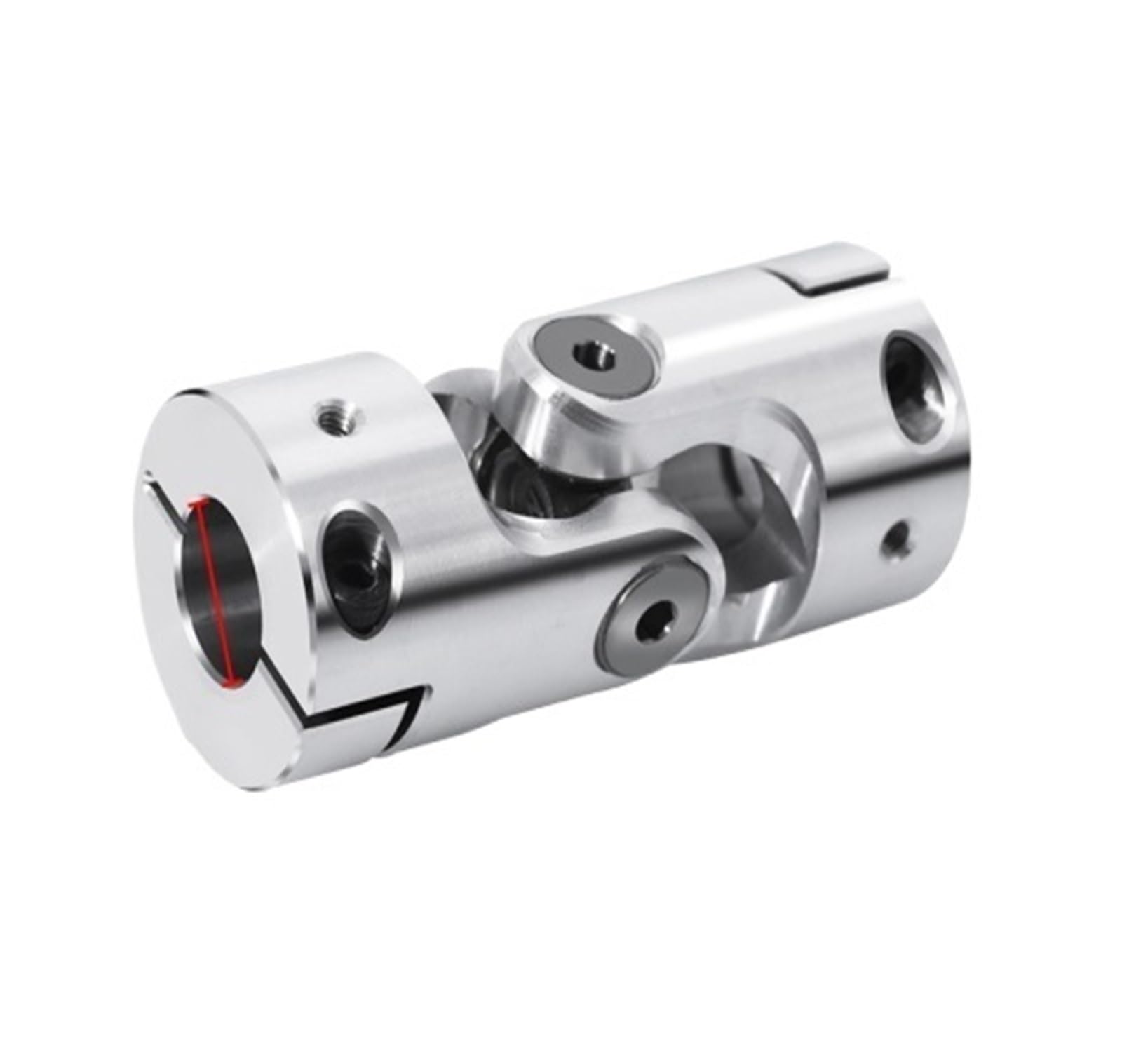 Giunto universale D35L120 Giunto universale in lega di alluminio, cuscinetto a rullini a rulli incrociati telescopici singoli e di precisione ad alta velocità(33mm)