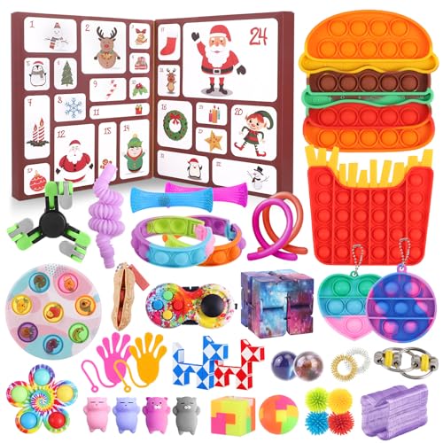 Advent Calendar Children with 24 Pcs Fidget Toys Advent Calendar