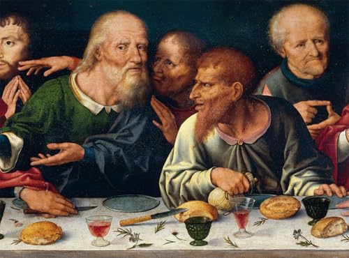 Cuadro de la Última Cena para salón, lienzo elegante de 60x90cm para decorar tu hogar