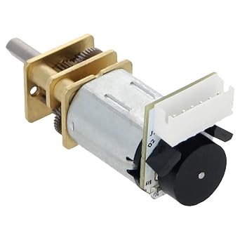 Jutagoss 1Pcs Miniature Gear Motor GA12-N20 DC Gear Motor 6V 50RPM Encoder Speed Velocity Measurement Mini Car Balance Motor