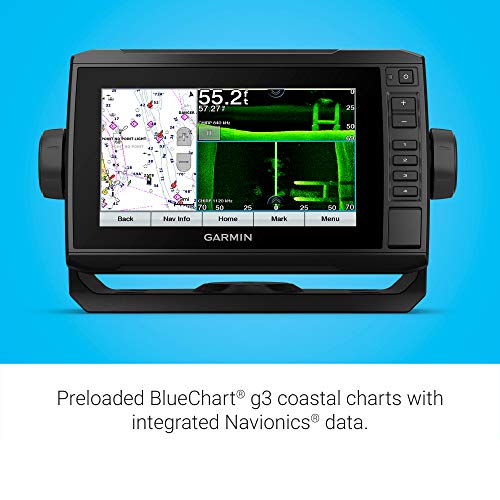 Image of Garmin ECHOMAP UHD 74sv with GT56UHD-TM Transducer, 7 inch inch Keyed-Assist Touchscreen Chartplotter with U.S. BlueChart G3 and Added High-Def Scanning Sonar (010-02520-01)