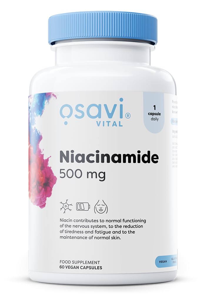 Osavi Niacinamide 500mg Nervous System Support - 60 vegan caps