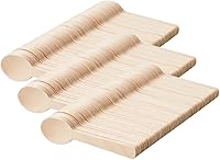 Gisedkle 300 Pack 4-Inch Mini Wooden Spoons - Natural Birch Wood Biodegradable Disposable Utensils for Parties, Picnics, Weddings