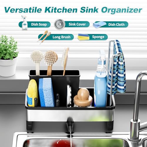 Amazon – Ewaiira Stainless Steel Sink Caddy - image 3