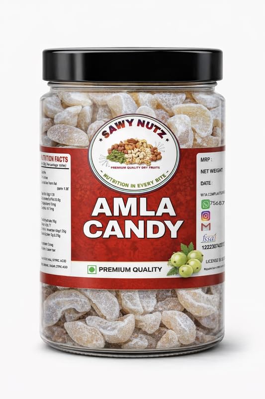 SAWY NUTZ Amla Candy 1kg | Premium Sweet & Tangy Indian Gooseberry Candy | Traditional Flavor Bites | Perfect for Snacking, Gifting & Everyday Treats-image-39