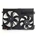 New Dual Radiator and Condenser Cooling Fan Assembly Fit for Audi Volkswagen Front
