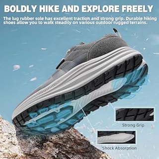 Men's Orthopedic Breathable Sports Shoes: Plantar Fasciitis Orthotic Heel Spur Foot Heel Pain Relief Trail Sneakers, Arch Support Comfortable Trekking Athletic Standing Walking Shoes Grey Size 11