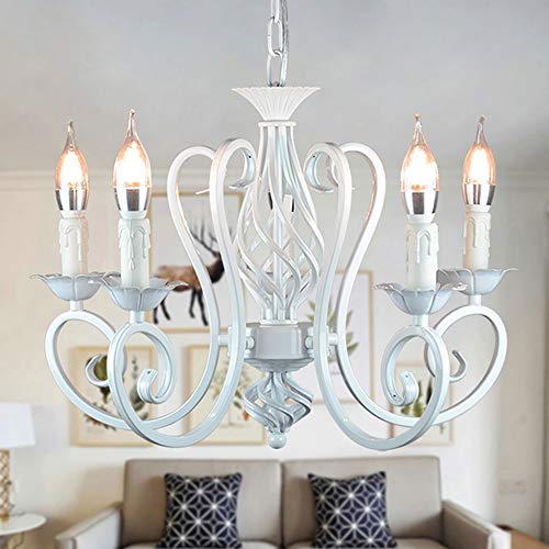 Plafonnier multi-lumières LYGXWJFC de style industriel rétro pour grand escalier de maison duplex