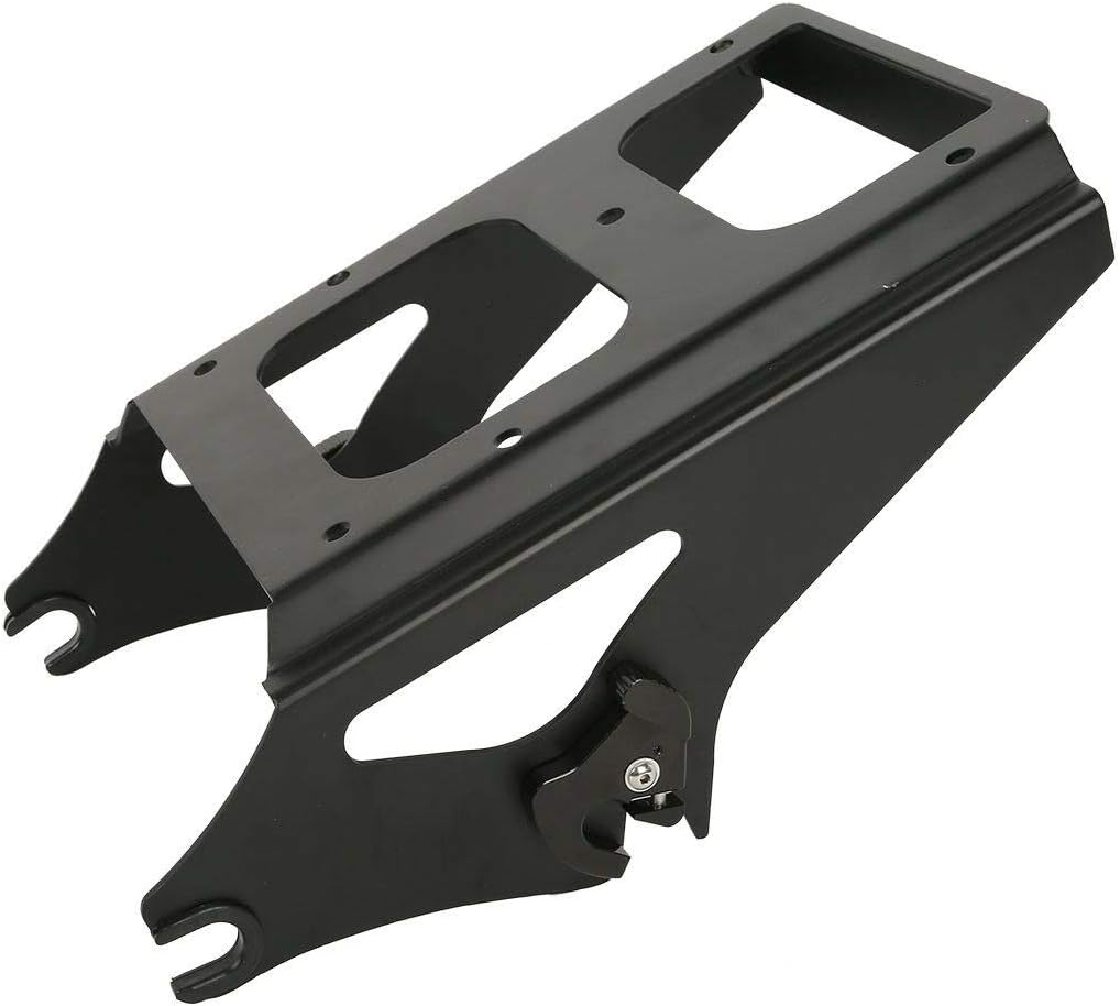 Green-L Chopped Tour Trunk with 2 Up Mount Rack Docking Kit Fit for Harley Road Glide 2009-2013 Touring Models