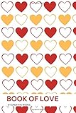  Book of Love: Beautiful love Notebook: Unlined/Plain Notebook 100 Pages